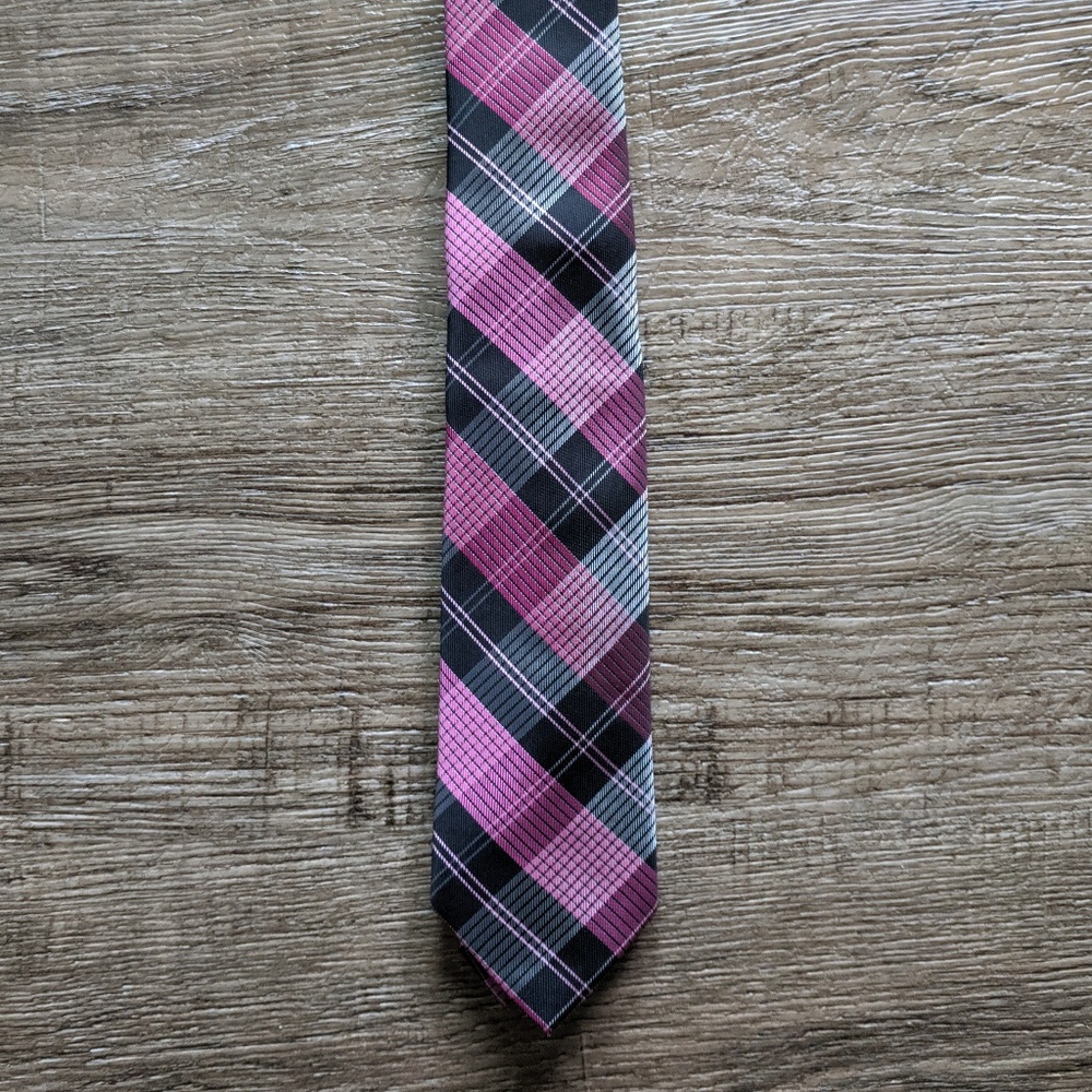 JF J.Ferrar Plaid Tie